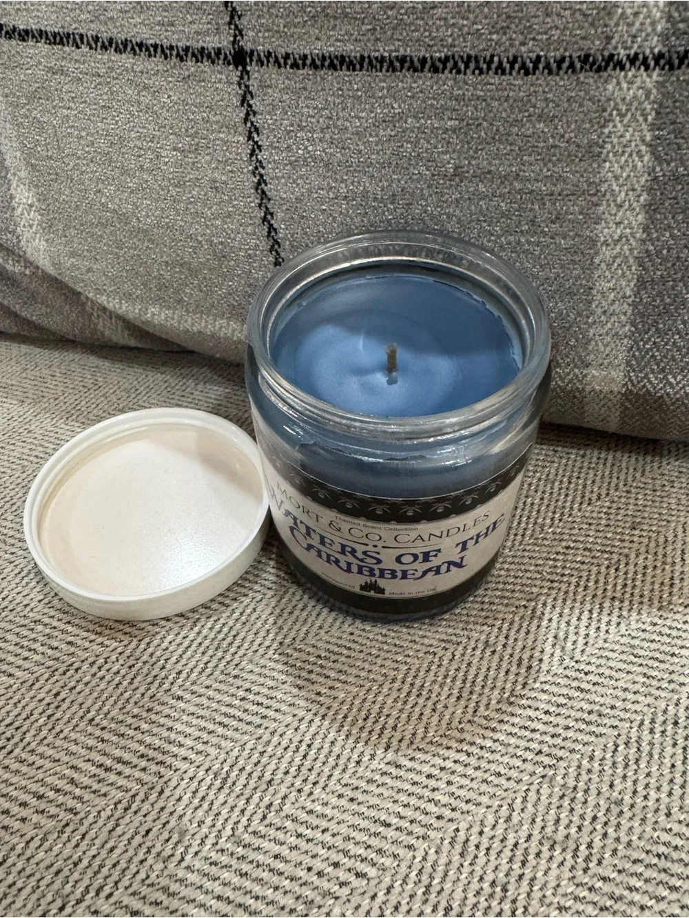Waters of the Caribbean Scented Candle - Blue
